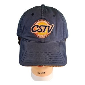 CSTV College‎ Sports Television Blue Baseball Cap Hat Adjustable